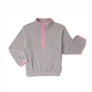 NWT. ATHLETIC WORKS Girls Microfleece Pullover